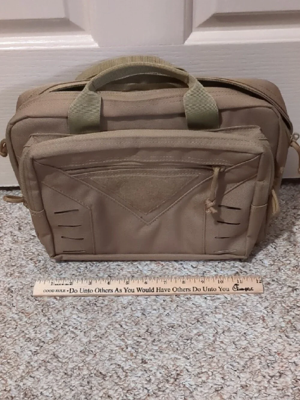 Tactical Utility Carry Bag in Coyote Brown - Men's Travel & Everyday Organizer